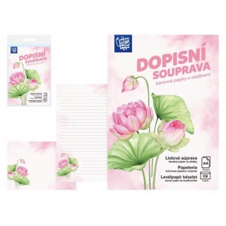 Papeteria LUX 5+10 (Kwiaty), Papiery specjalne, Papier
