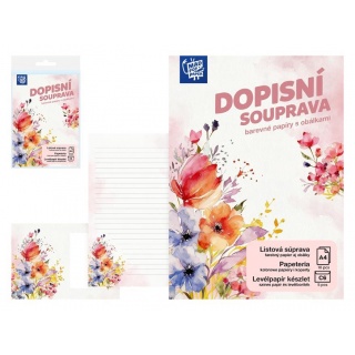 Papeteria LUX 5+10 (Kwiaty), Papiery specjalne, Papier