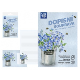 Papeteria LUX 5+10 (Kwiaty), Papiery specjalne, Papier