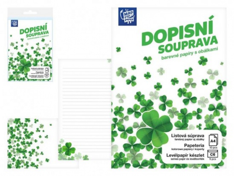 Papeteria LUX 5+10 (Koniczyna), Papiery specjalne, Papier