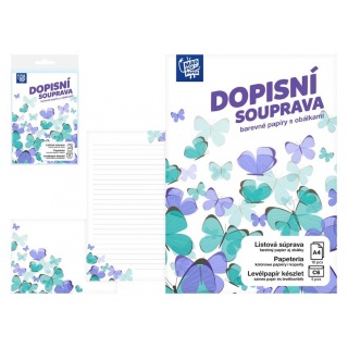 Papeteria LUX 5+10 (Motyle), Papiery specjalne, Papier