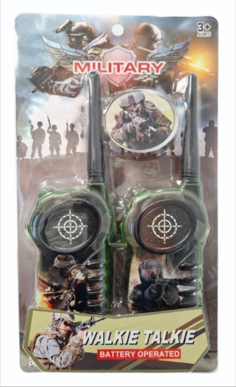 Walkie talkie z motywem wojskowym, Zabawki