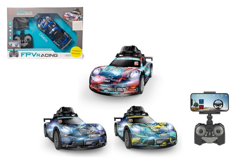 Auto sportowe sterowane radiowo z ładowarką, Pojazdy, Zabawki