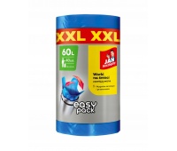JN WORKI HD EASY-PACK NIEB XXL 60L.40szt., Worki i torebki foliowe, Art. higieniczne i dozowniki