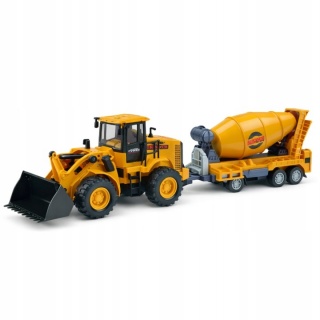 TRAKTOR Z PRZYCZEPĄ ŚW./DŹW. W PUDEŁKU, Pojazdy, Zabawki