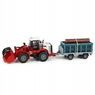 TRAKTOR Z PRZYCZEPĄ ŚW./DŹW. W PUDEŁKU, Pojazdy, Zabawki