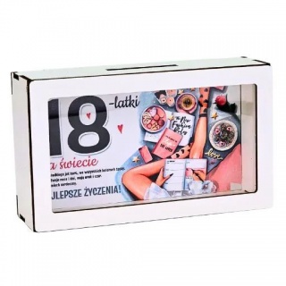 SKARBONKA Z OKIENKIEM "18" SW18, Skarbonki, Zabawki