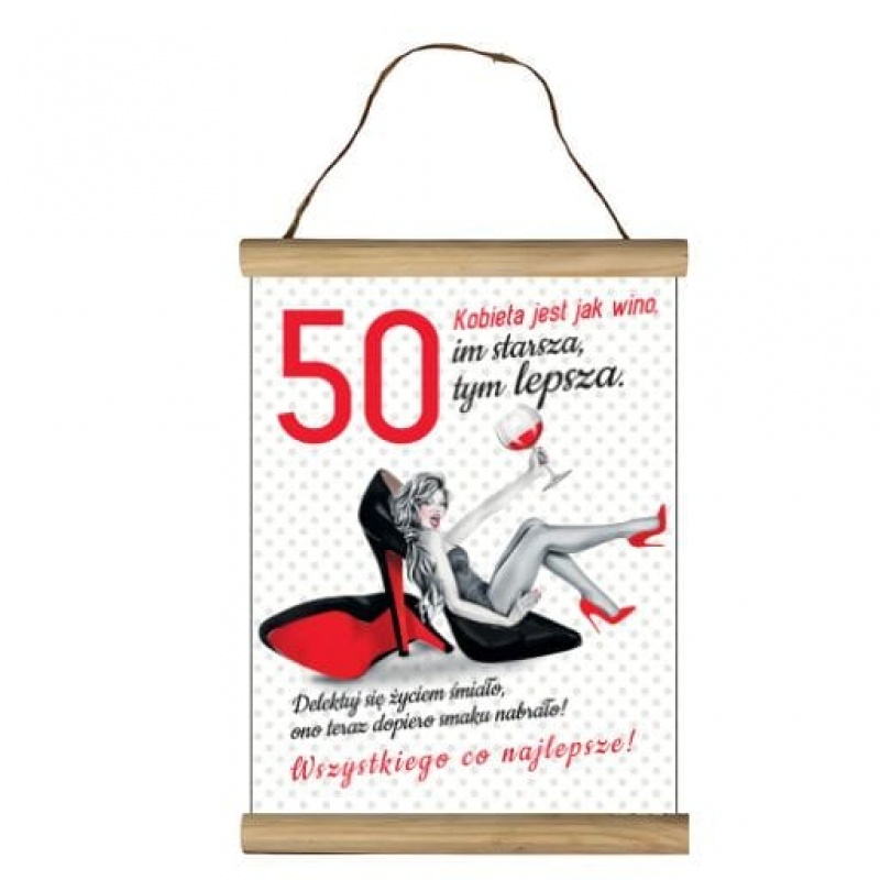DYPLOM OKOLICZNOŚCIOWY "50" SZ50 SZPILKA, Upominki, Art. dekoracyjne i prezentowe