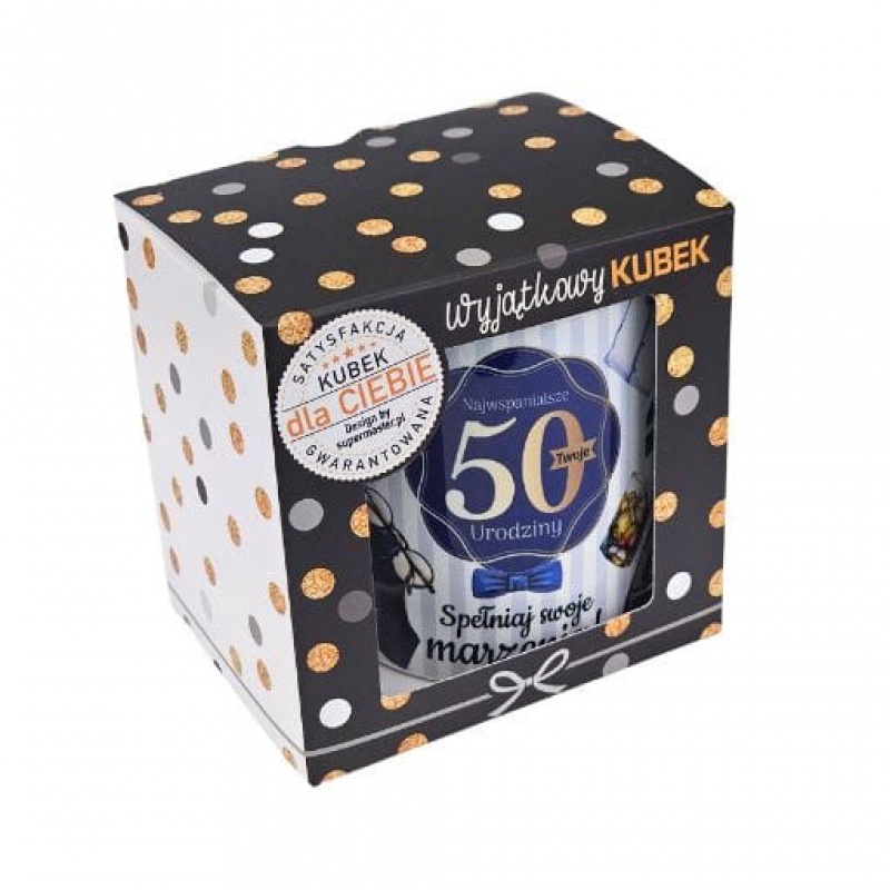 KUBEK OKOLICZNOŚCIOWY "50" PNG50, Upominki, Art. dekoracyjne i prezentowe