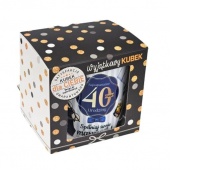 KUBEK OKOLICZNOŚCIOWY "40" PNG40, Upominki, Art. dekoracyjne i prezentowe