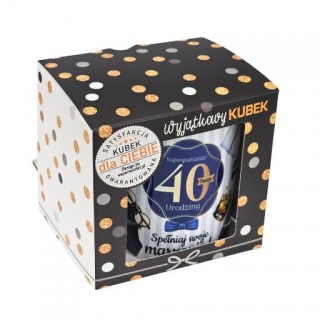 KUBEK OKOLICZNOŚCIOWY "40" PNG40, Upominki, Art. dekoracyjne i prezentowe