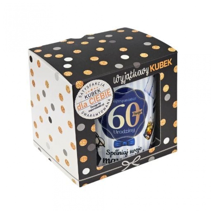 KUBEK OKOLICZNOŚCIOWY "60" PNG60, Upominki, Art. dekoracyjne i prezentowe