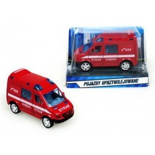 MINI VAN STRAŻ 8CM 93394, Pojazdy, Zabawki