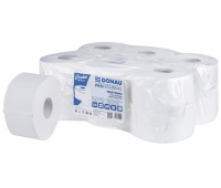 Papier toaletowy celulozowy DONAU PROFESSIONAL Jumbo, 2-warstwowy, 480 listk&oacute;w, 12szt., biały, Papiery toaletowe i dozowniki, Artykuły higieniczne i dozowniki
