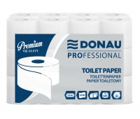Papier toaletowy celulozowy DONAU PROFESSIONAL, 3-warstwowy, 150 listk&oacute;w, 24szt., biały, Papiery toaletowe i dozowniki, Artykuły higieniczne i dozowniki