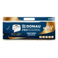 Papier toaletowy celulozowy DONAU PROFESSIONAL, 3-warstwowy, 200 listk&oacute;w, 10szt., biały, Papiery toaletowe i dozowniki, Artykuły higieniczne i dozowniki