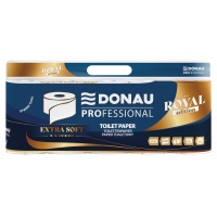 Cellulose toilet paper DONAU PROFESSIONAL, Royal edition, 3 layers, 200 sheets, 10 pcs, white, Toilet Rolls and Dispensers, Cleaning & Janitorial Supplies and Dispensers