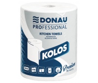 Ręcznik kuchenny celulozowy DONAU PROFESSIONAL Kolos, 2-warstwowy, 500 listk&oacute;w, 1szt., biały, Ręczniki papierowe i dozowniki, Artykuły higieniczne i dozowniki