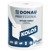 Ręcznik kuchenny celulozowy DONAU PROFESSIONAL Kolos, 2-warstwowy, 500 listk&oacute;w, 1szt., biały, Ręczniki papierowe i dozowniki, Artykuły higieniczne i dozowniki