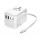 Adapter do ładowania TROIKA Worldwide Pull 35, biały