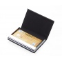 Business card case TROIKA Marble Safe, RFID system, black