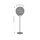 Globus TROIKA Apollo Light Flex, śr. 43 cm, wys. 1,32 m, dotykowy, srebrny