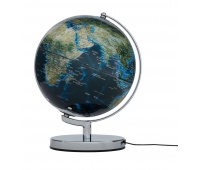 Globus TROIKA Terra Light, śr. 25 cm, oświetlenie, błyszczący, niebiesko-zielony, Globusy, Artykuły szkolne