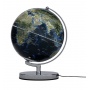 Globe TROIKA Terra Light, dia. 25 cm, lighting, glossy, blue-green