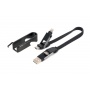 Charging cable TROIKA Practicable, black