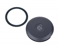 Inductive charger TROIKA Kabeltrommel, black