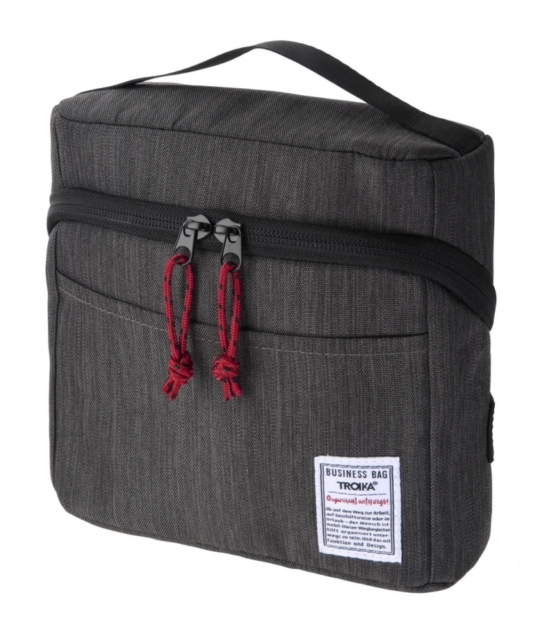 Organizer TROIKA Business Tech 2 Go, accessory case, grey
