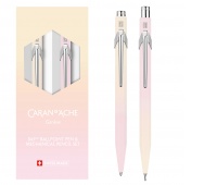 Set of ballpoint pen 849 and pencil 844 CARAN D'ACHE Horizon, in a case, yellow-pink