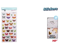 NAKLEJKI 3D MP MOTYLE, Naklejki, Art. kreatywne