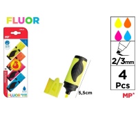 ZAKREŚLACZ FLUORESCENCYJNY MINI 2,0/3,0MM /4/, Zakreślacze, Art. do pisania i korygowania