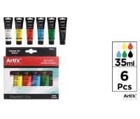 ZESTAW FARB AKRYLOWYCH 6 KOL X 35ML, Farby, Plastyka
