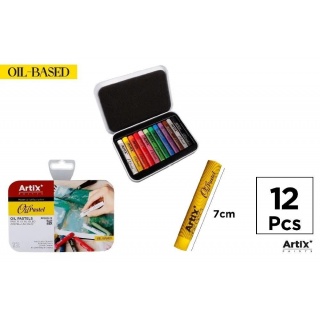 PASTEL AL OLEO 12 KOL., Pastele, węgiel rysunkowy, Plastyka