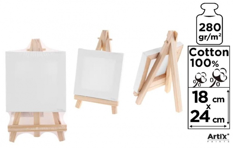 PODOBRAZIE MINI + SZTALUGA 18X24CM 280G/M2, Podobrazia, Plastyka