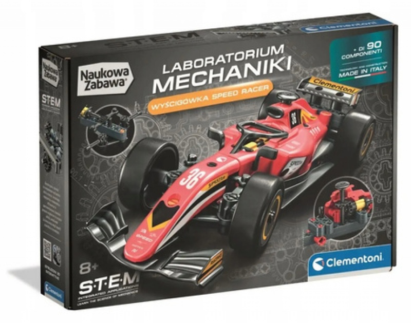 LABORATORIUM MECHANIKI - WYŚCIG&Oacute;WKA SPEED RACER, Edukacyjne, Zabawki