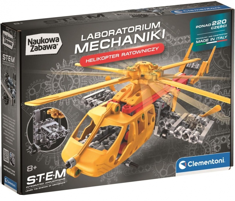 LABORATORIUM MECHANIKI - HELIKOPTER RATOWNICZY, Edukacyjne, Zabawki