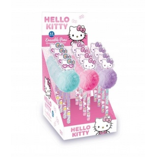 DŁUGOPIS WYMAZYWALNY FLUFFY PINK 1 HELLO KITTY, Długopisy, Art. do pisania i korygowania