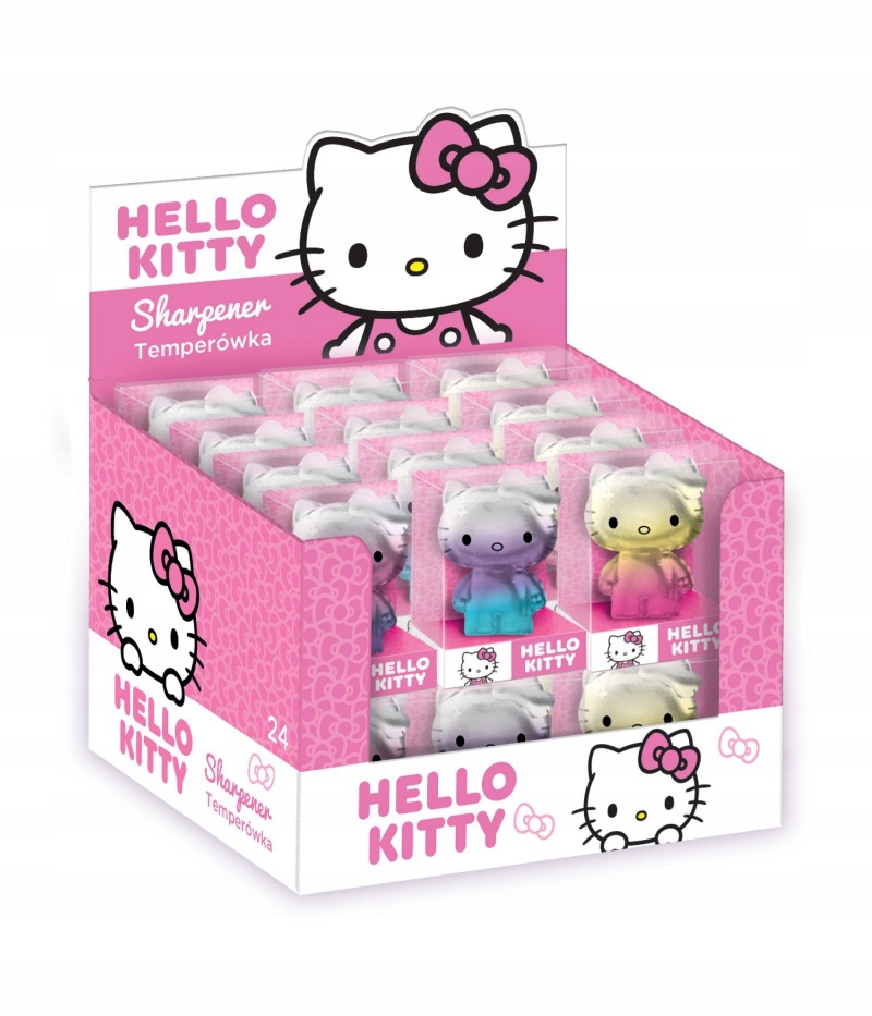 TEMPER&Oacute;WKA MINIATURKA FLASH PINK1 HELLO KITTY, Temper&oacute;wki, Art. do pisania i korygowania