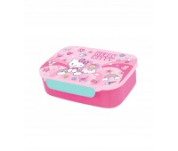 ŚNIADANI&Oacute;WKA Z PRZEGR.FOODYX PINK PINK 1 HEL.KITTY, Śniadani&oacute;wki, Bidony i śniadani&oacute;wki