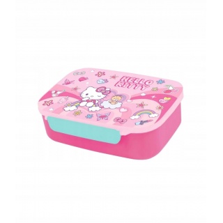 ŚNIADANI&Oacute;WKA Z PRZEGR.FOODYX PINK PINK 1 HEL.KITTY, Śniadani&oacute;wki, Bidony i śniadani&oacute;wki