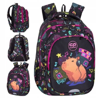 CP PLECAK SZKOLNY FAST CAPYBARA MUSIC, Plecaki, Tekstylia