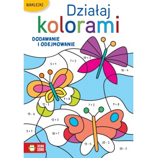Działaj kolorami. Dodawanie i odejmowanie, Kolorowanki, Książeczki
