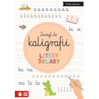 Zeszyt do kaligrafii. Litery, sylaby, Edukacyjne, Książeczki