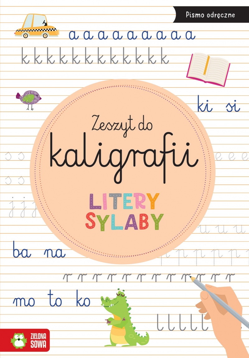 Zeszyt do kaligrafii. Litery, sylaby, Edukacyjne, Książeczki