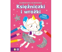 Diamentowe kolorowanki. Księżniczki i wr&oacute;żki
