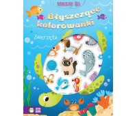 Błyszczące kolorowanki. Zwierzęta, Kolorowanki, Książeczki