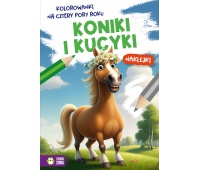 Kolorowanki na cztery pory roku. Koniki i kucyki